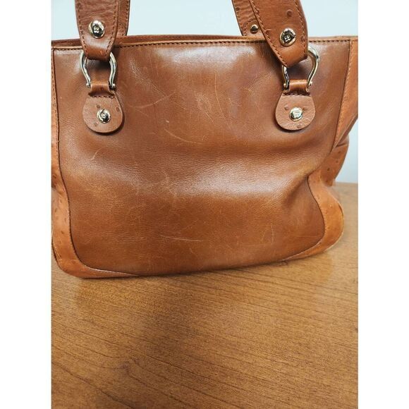 Kate Spade vintage brown leather shoulder bag. - Picture 4 of 14